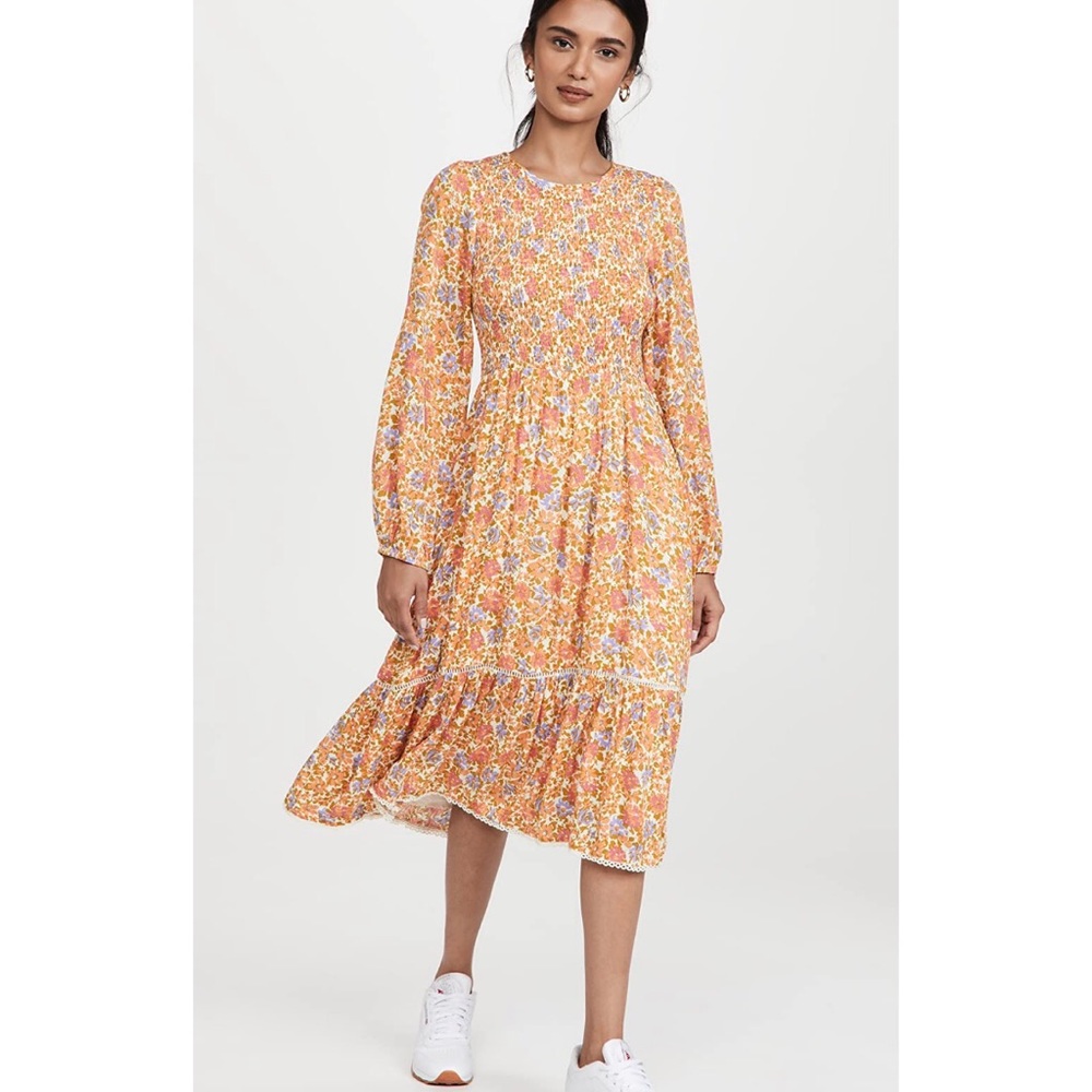 Lost + Wander Cali Dreaming Midi Dress